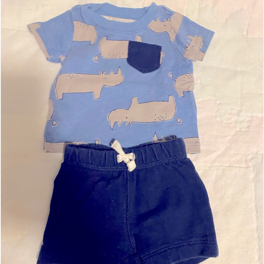 Carters newborn summer outfit